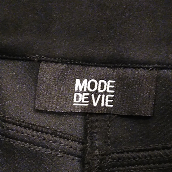 Mode de Vie, S lined pull on suede like pant. - Picture 4 of 6